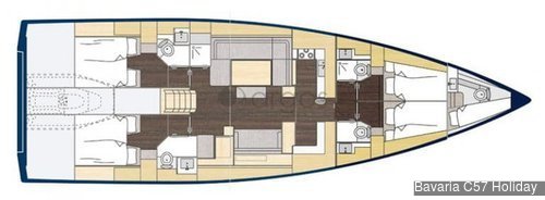 1 Bavaria C57 Holiday  Verfügbar in Griechenland.